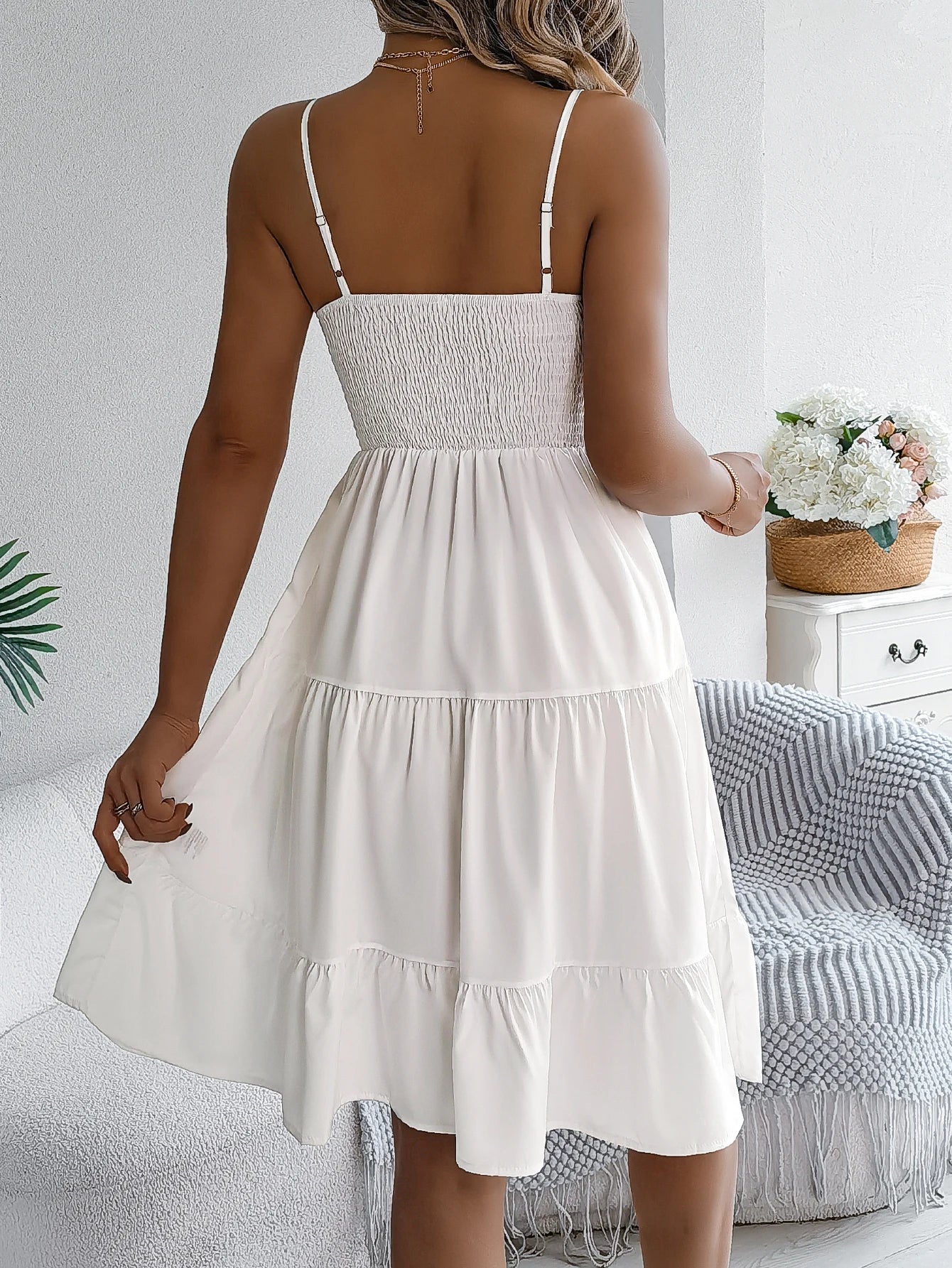 Ruffled Camisole Dress – Casual Summer Outfit