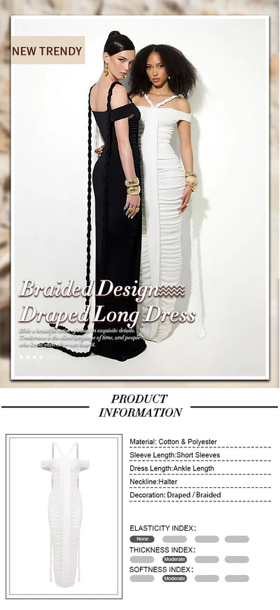 Off Shoulder Ruched Bodycon Dress – Elegant Evening & Party Gown