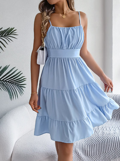 Ruffled Camisole Dress – Casual Summer Outfit