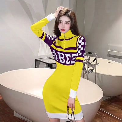 Long Sleeve Crochet Bodycon Dress – Sexy & Elegant Knit Outfit