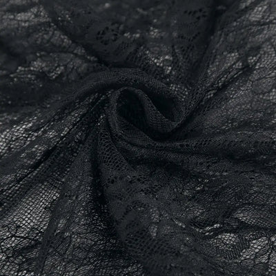 Black Lace High Street Evening Dress
