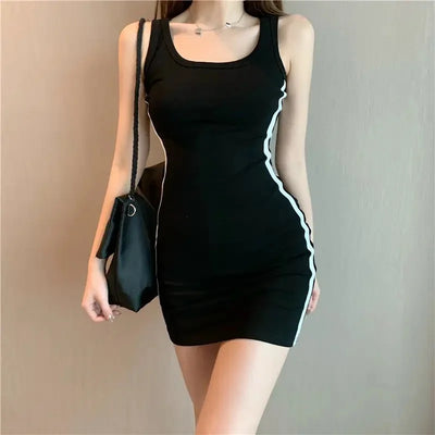 Spaghetti Strap Sheath Dress – Casual & Sexy