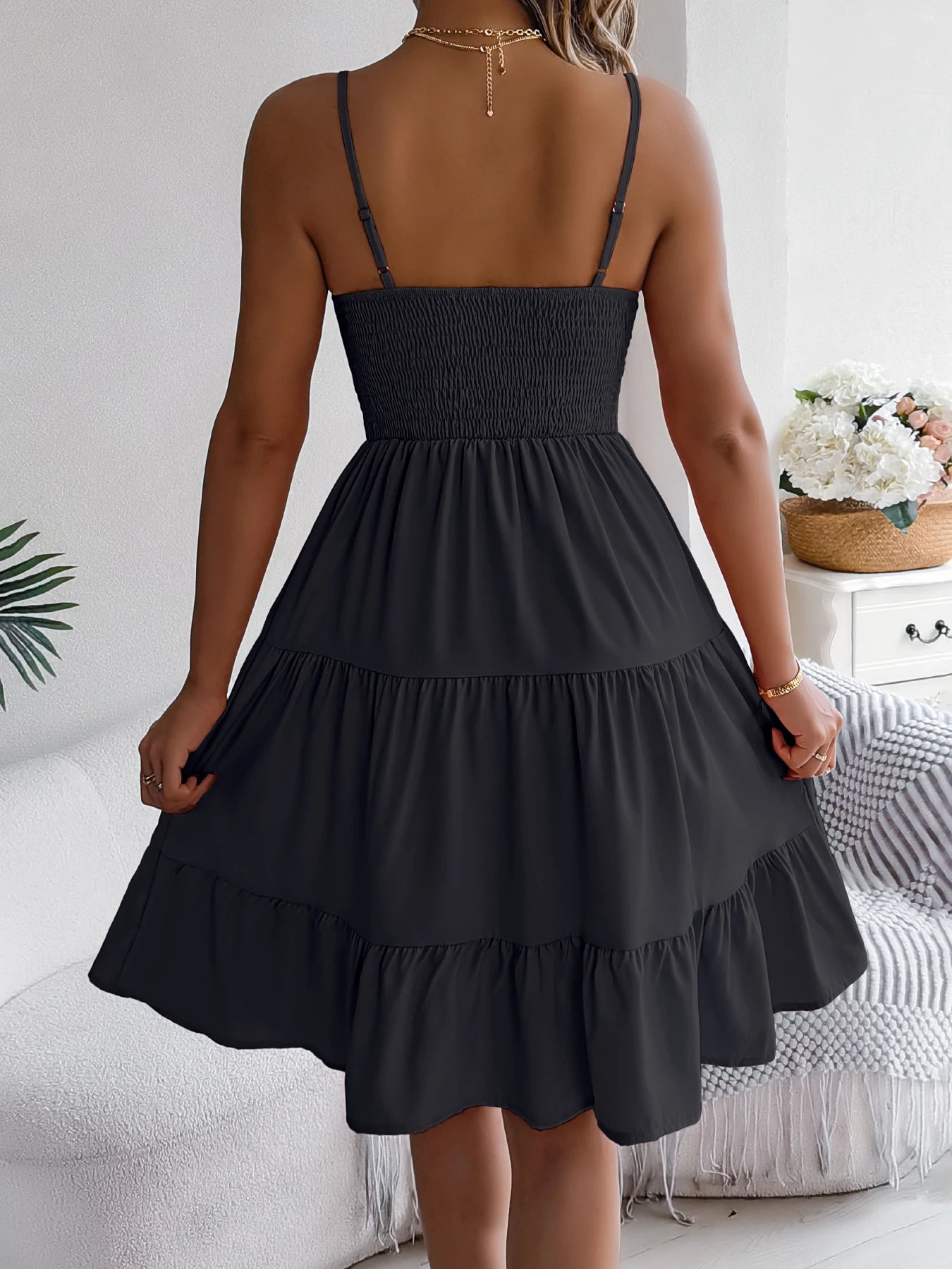 Ruffled Camisole Dress – Casual Summer Outfit