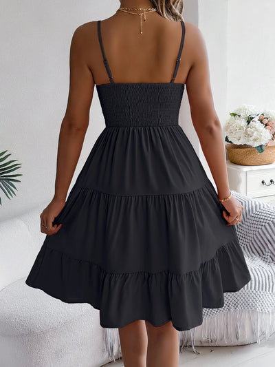 Ruffled Camisole Dress – Casual Summer Outfit