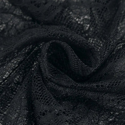 Black Lace High Street Evening Dress