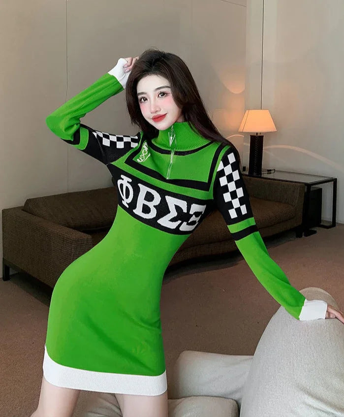 Long Sleeve Crochet Bodycon Dress – Sexy & Elegant Knit Outfit