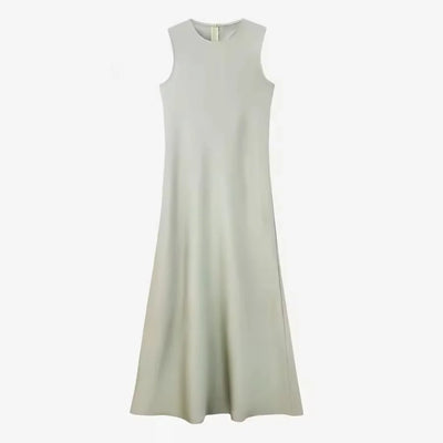 Silk Satin Maxi Dress Set – Elegant Summer Outfit