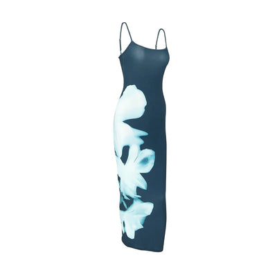 Sleeveless Backless Bodycon Maxi Dress – Summer Party