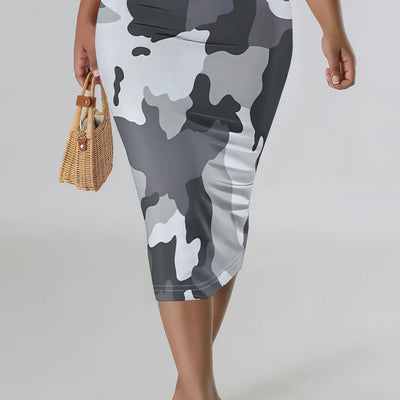Printed Sleeveless Bodycon Dress – Casual & Party