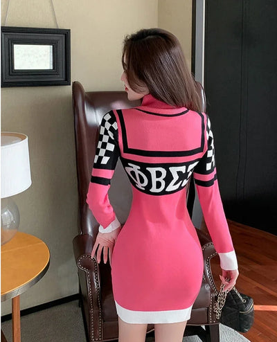 Long Sleeve Crochet Bodycon Dress – Sexy & Elegant Knit Outfit