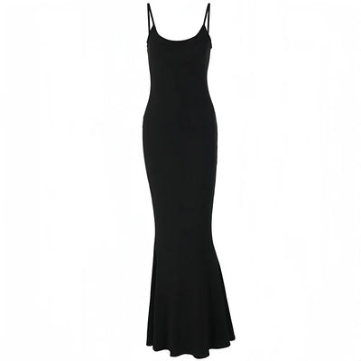 Sleeveless Backless Bodycon Maxi Dress – Summer Elegant Outfit