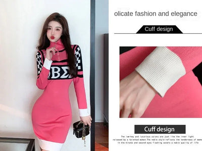 Long Sleeve Crochet Bodycon Dress – Sexy & Elegant Knit Outfit