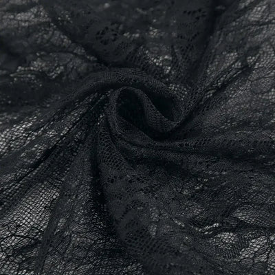 Black Lace High Street Evening Dress