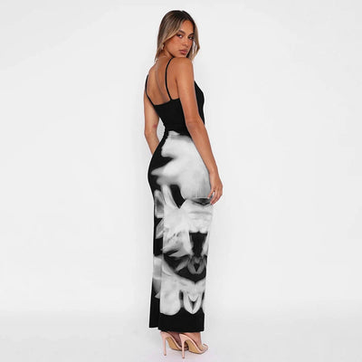 Sleeveless Backless Bodycon Maxi Dress – Summer Party