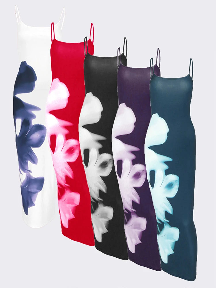 Sleeveless Backless Bodycon Maxi Dress – Summer Party