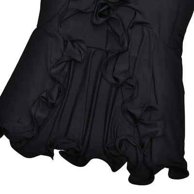 Deep V-Neck Bodycon Maxi Dress – Sexy Streetwear & Party Style