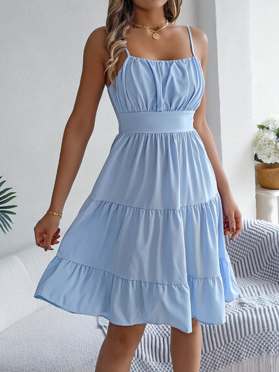 Ruffled Camisole Dress – Casual Summer Outfit