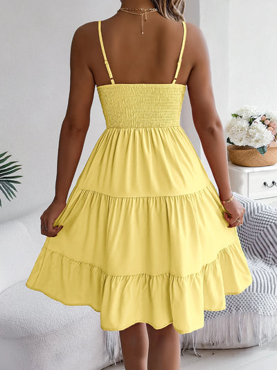 Ruffled Camisole Dress – Casual Summer Outfit