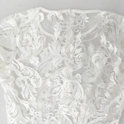 Lace Embroidery Evening Dress – Vintage Wedding & Prom