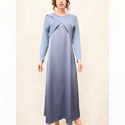 Silk Satin Maxi Dress Set – Elegant Summer Outfit