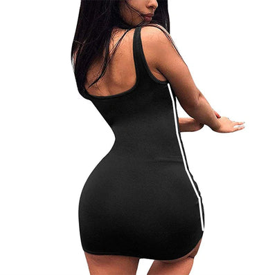 Spaghetti Strap Sheath Dress – Casual & Sexy