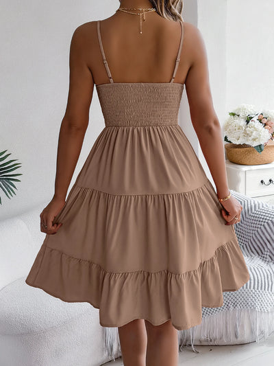Ruffled Camisole Dress – Casual Summer Outfit