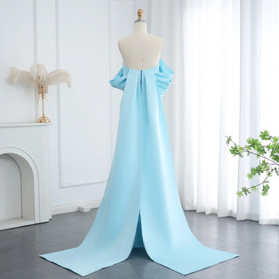 Custom Off-Shoulder Dubai Evening Gown