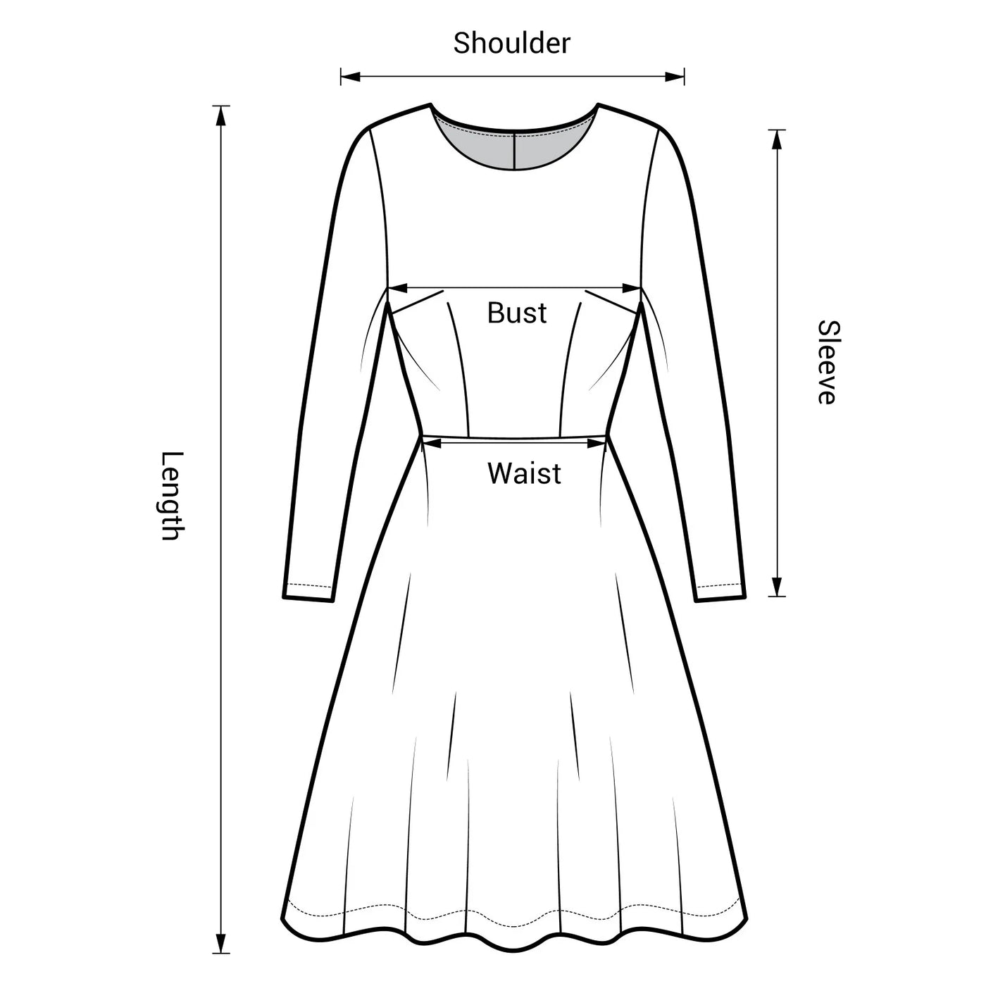 Knitted Bodycon Dress – Casual Beachwear