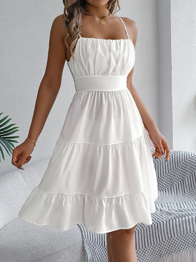 Ruffled Camisole Dress – Casual Summer Outfit