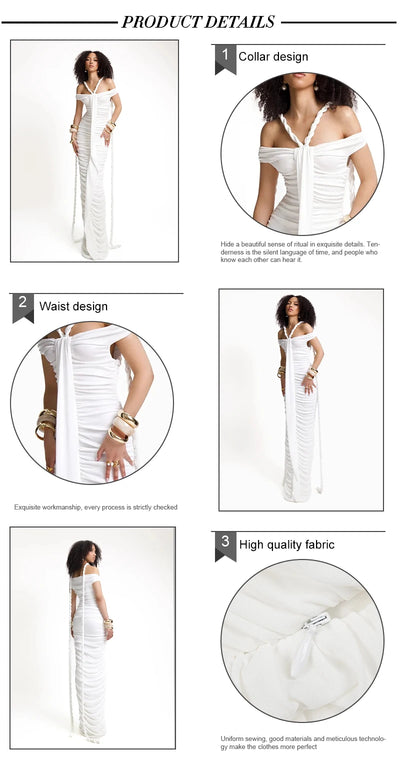 Off Shoulder Ruched Bodycon Dress – Elegant Evening & Party Gown