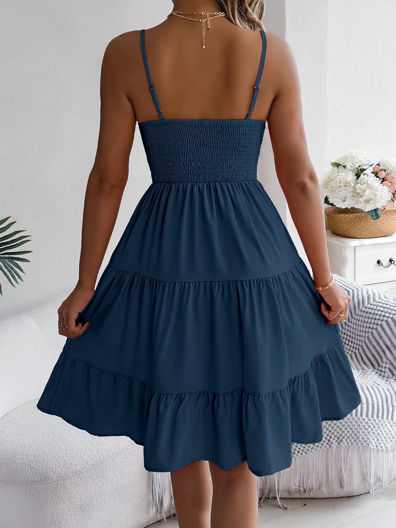 Ruffled Camisole Dress – Casual Summer Outfit