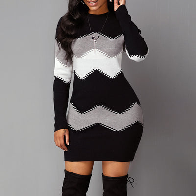 Knitted Bodycon Dress – Casual Beachwear