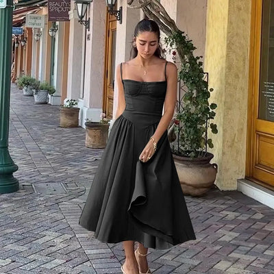 Floral Corset Maxi Dress – Elegant Summer Style