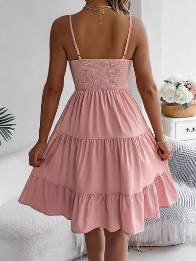 Ruffled Camisole Dress – Casual Summer Outfit