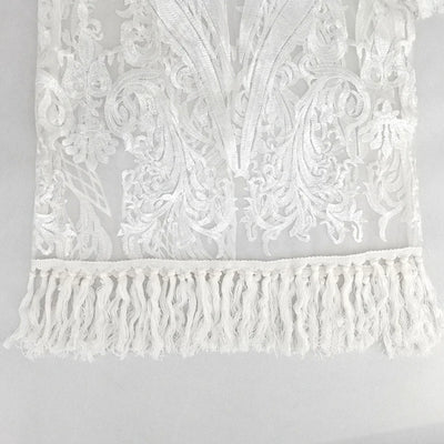 Lace Embroidery Evening Dress – Vintage Wedding & Prom